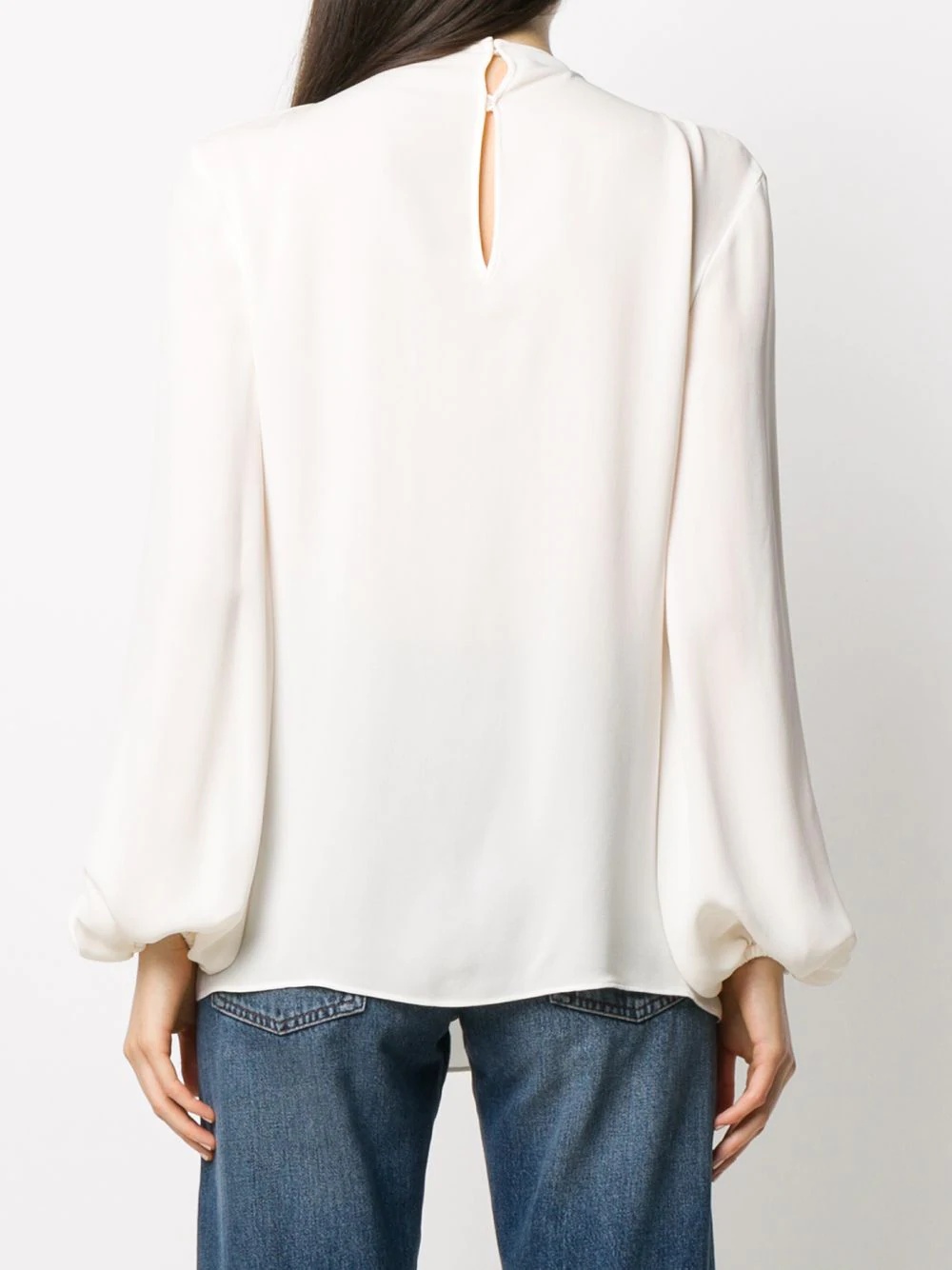  tie-neck blouse  - 4