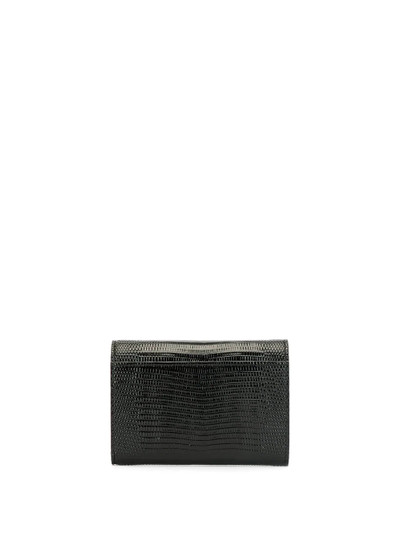 Dolce & Gabbana embossed snakeskin-effect wallet outlook