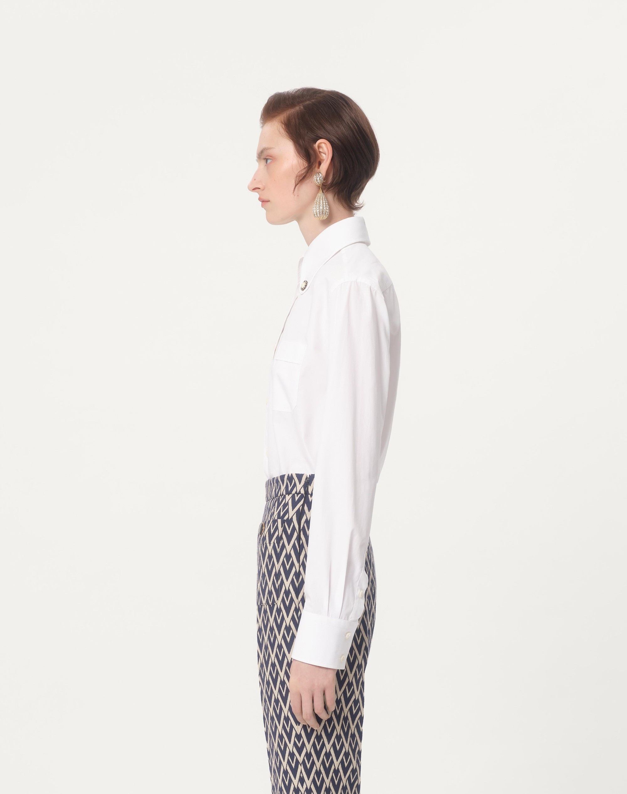COTTON POPELINE SHIRT - 7