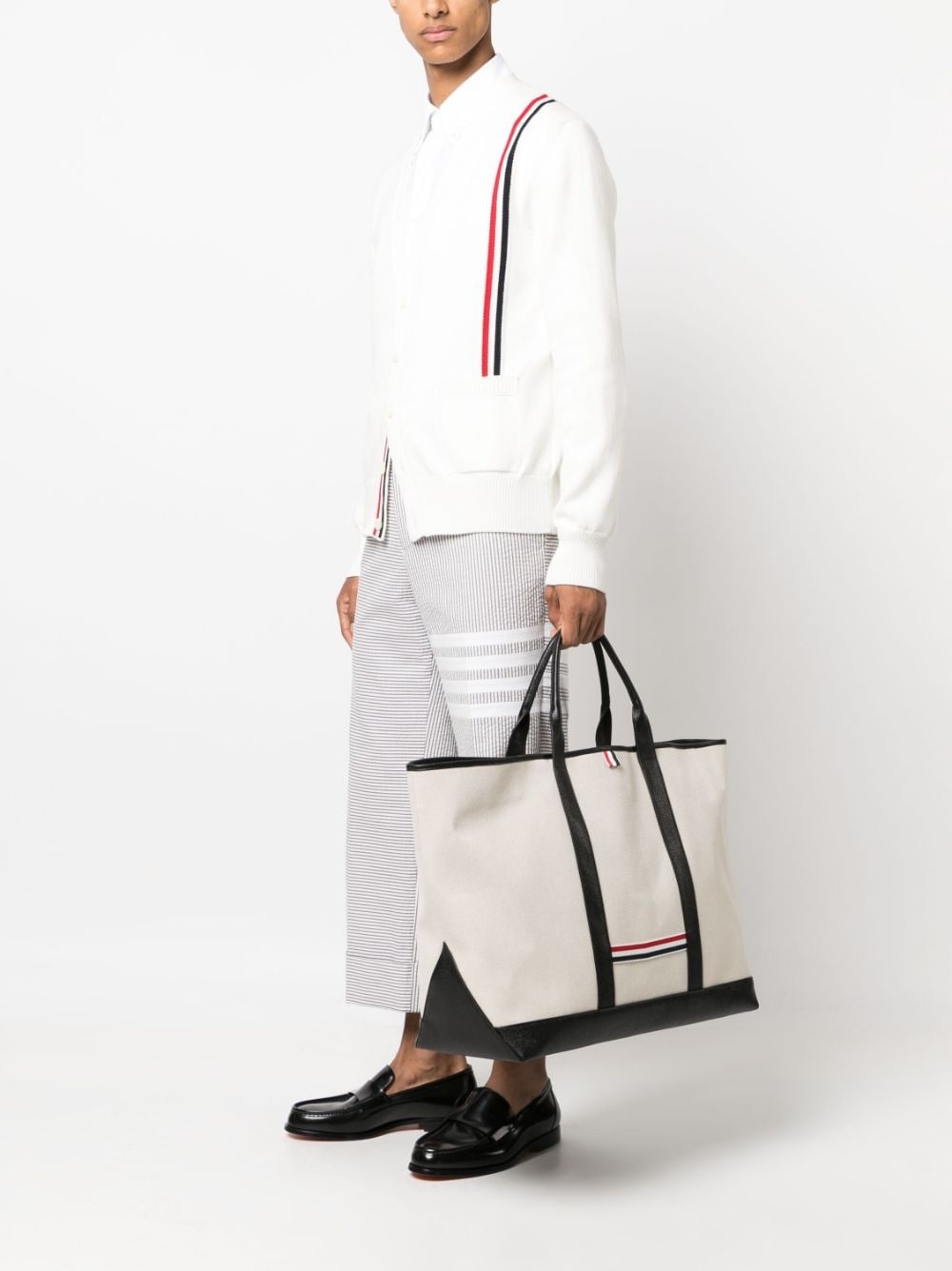 RWB-stripe tote bag - 2
