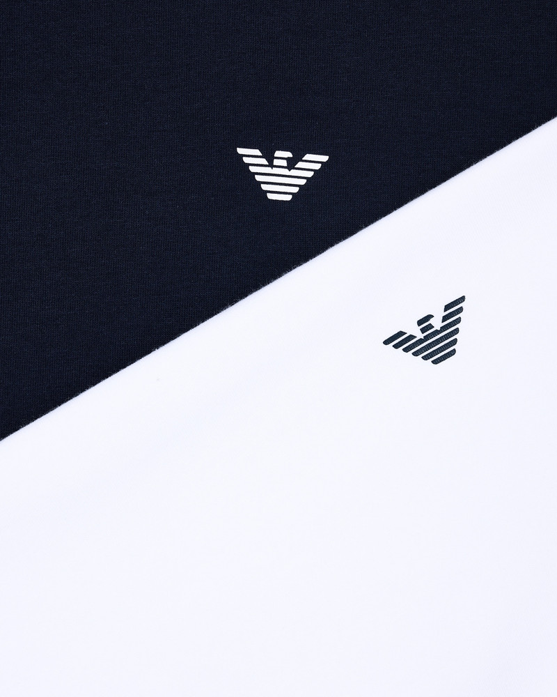 EMPORIO ARMANI TWO-PACK OF ENDURANCE LOUNGEWEAR JERSEY T-SHIRTS outlook
