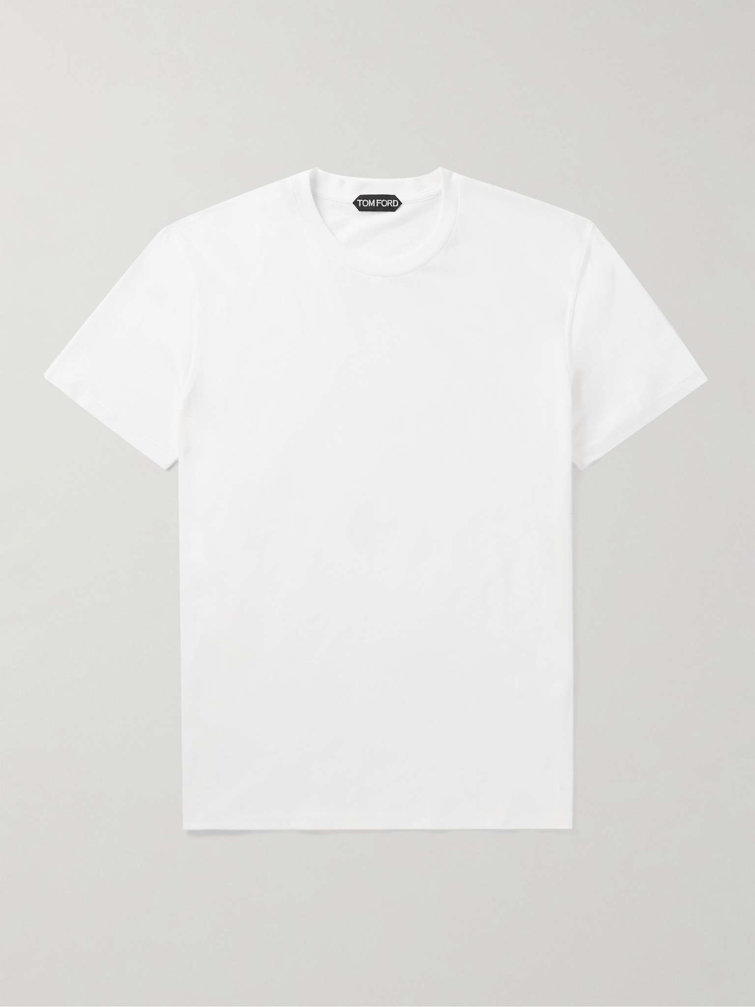 Slim-Fit Cotton-Blend Jersey T-Shirt - 1