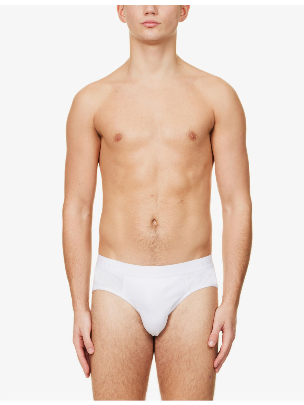 Tonal waistband pack of two stretch-cotton briefs - 3