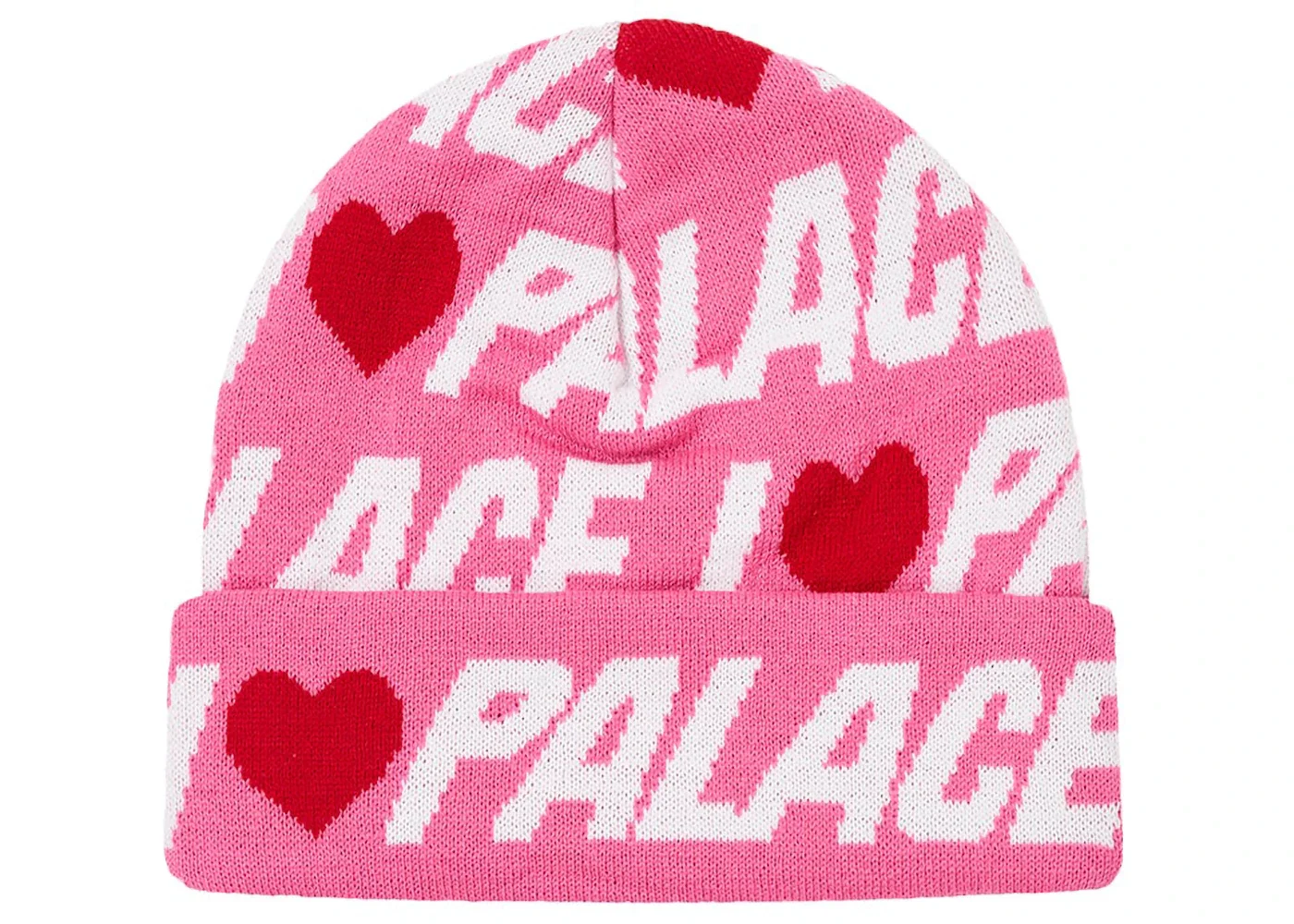 Palace I Love Palace Beanie Fruity Pink - 1