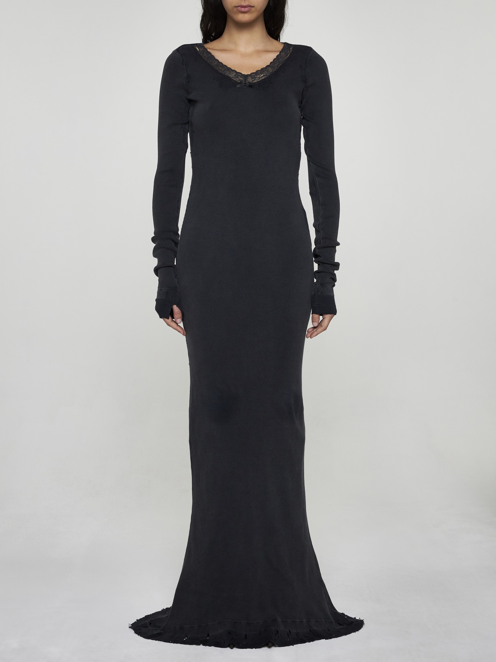 BALENCIAGA Cotton maxi dress | danielloboutique | REVERSIBLE