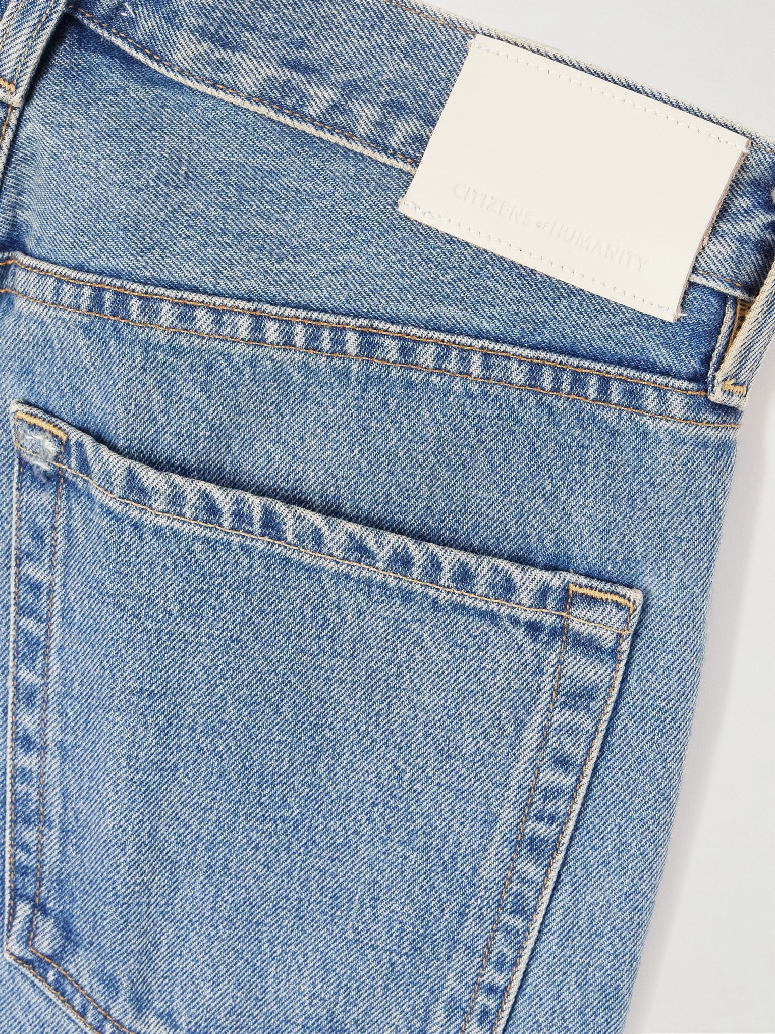 Baretta high-rise straight-leg organic jeans Mid denim - 6