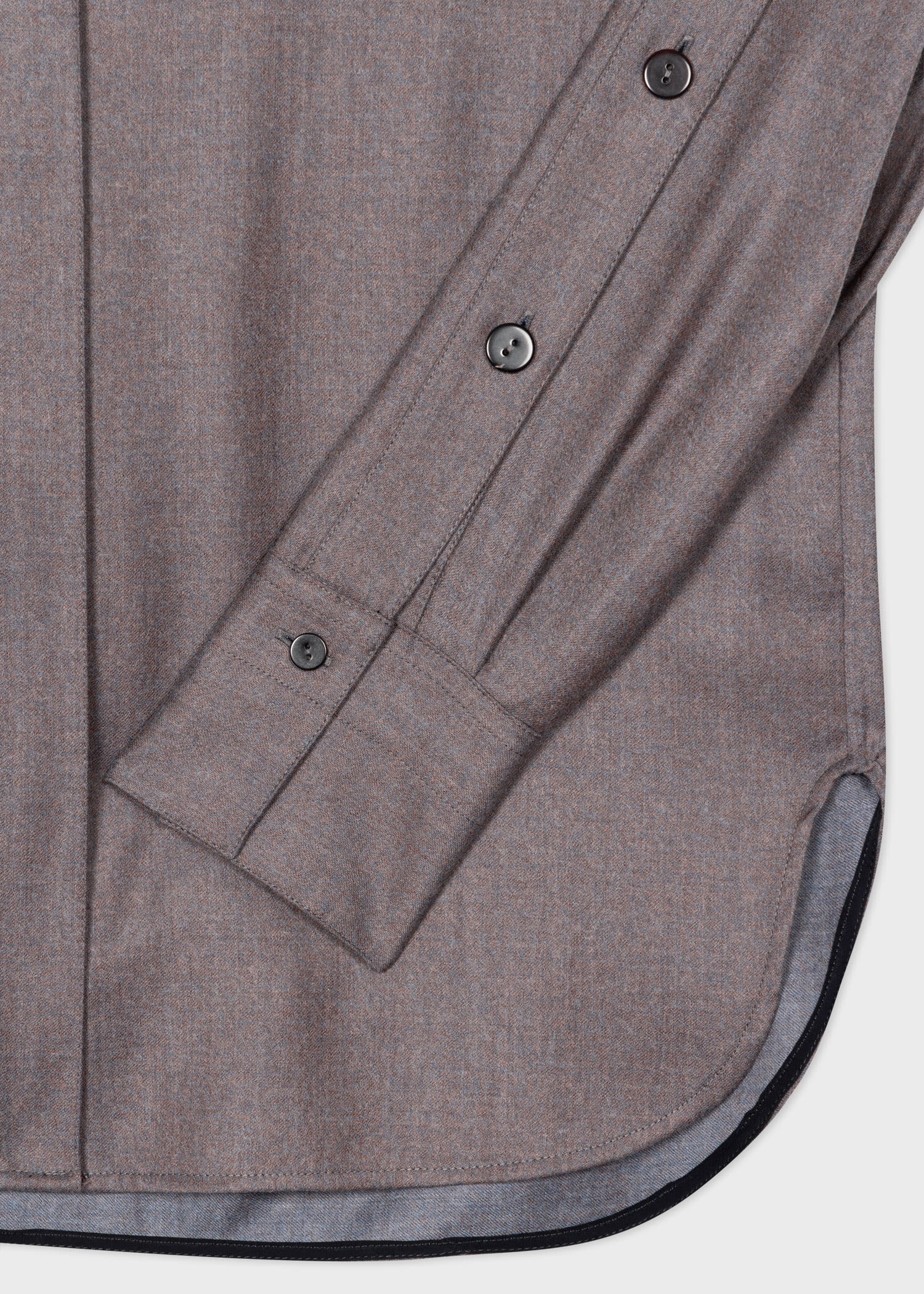 Wool-Cashmere Flannel Shirt - 2