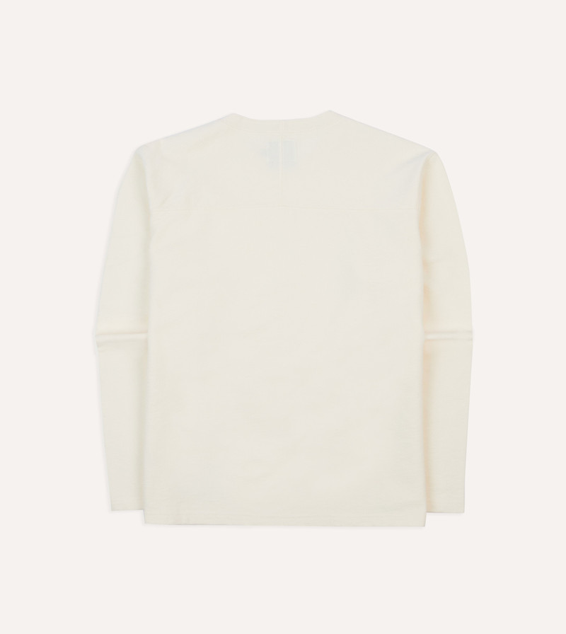 Antique White Panelled Cotton Training T-Shirt 5