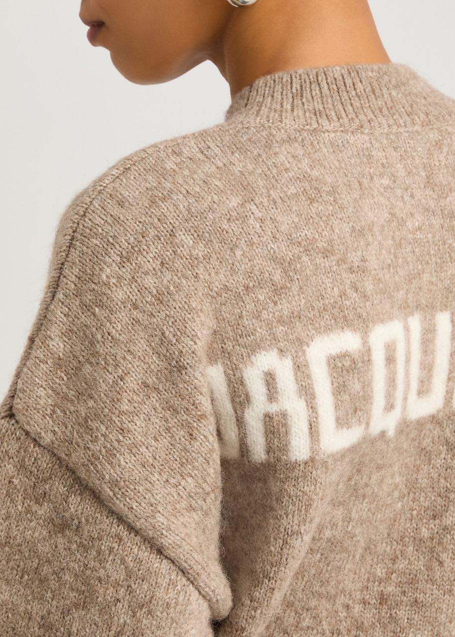 Le Maille logo alpaca-blend jumper - 5