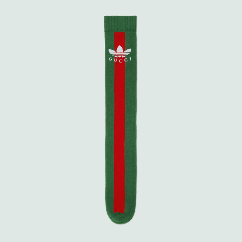 adidas x Gucci long cotton Web socks 1