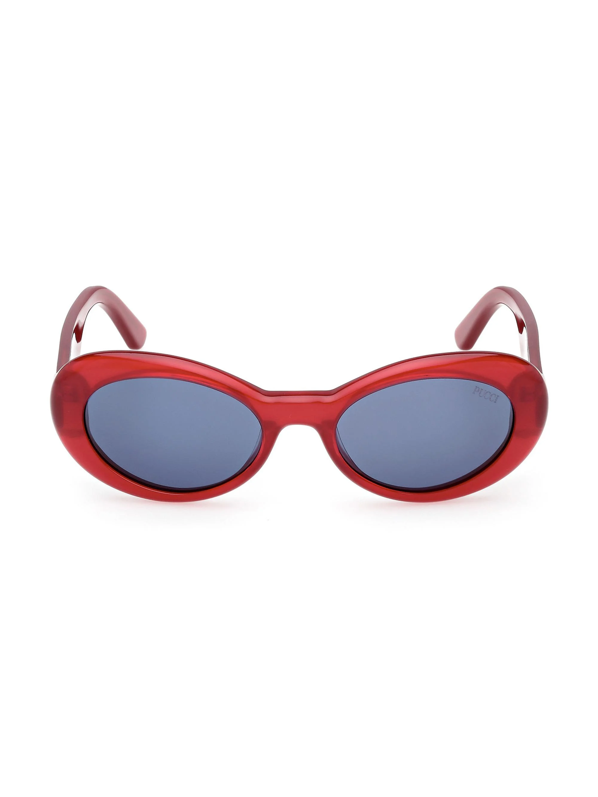 Women's 53MM Oval Sunglasses - Red Blue - 1