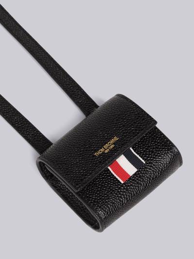 Thom Browne Pebble Grain Leather Mini Pouch outlook