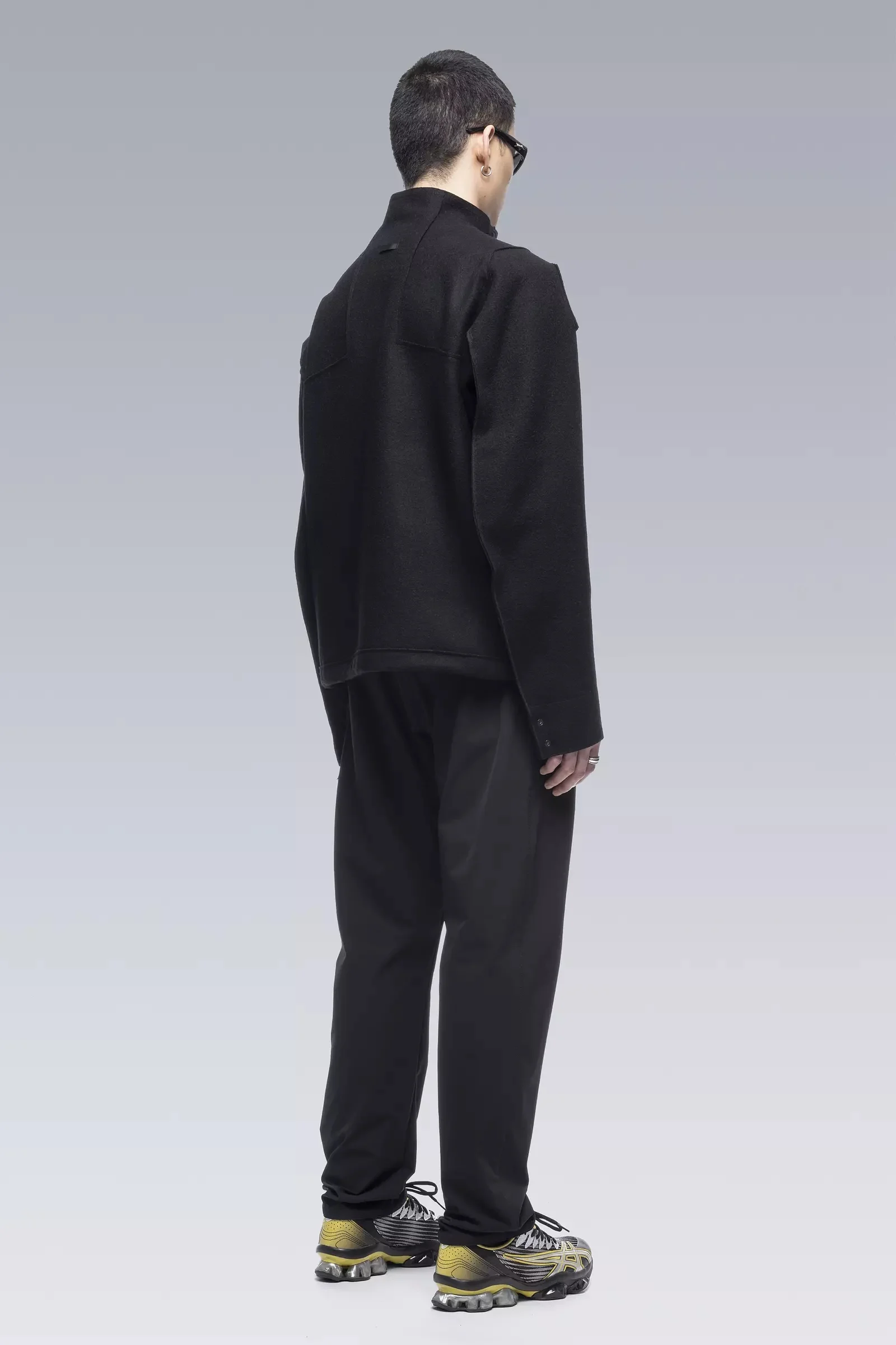 ACRONYM J70-BU Burel® Wool Jacket Black | REVERSIBLE