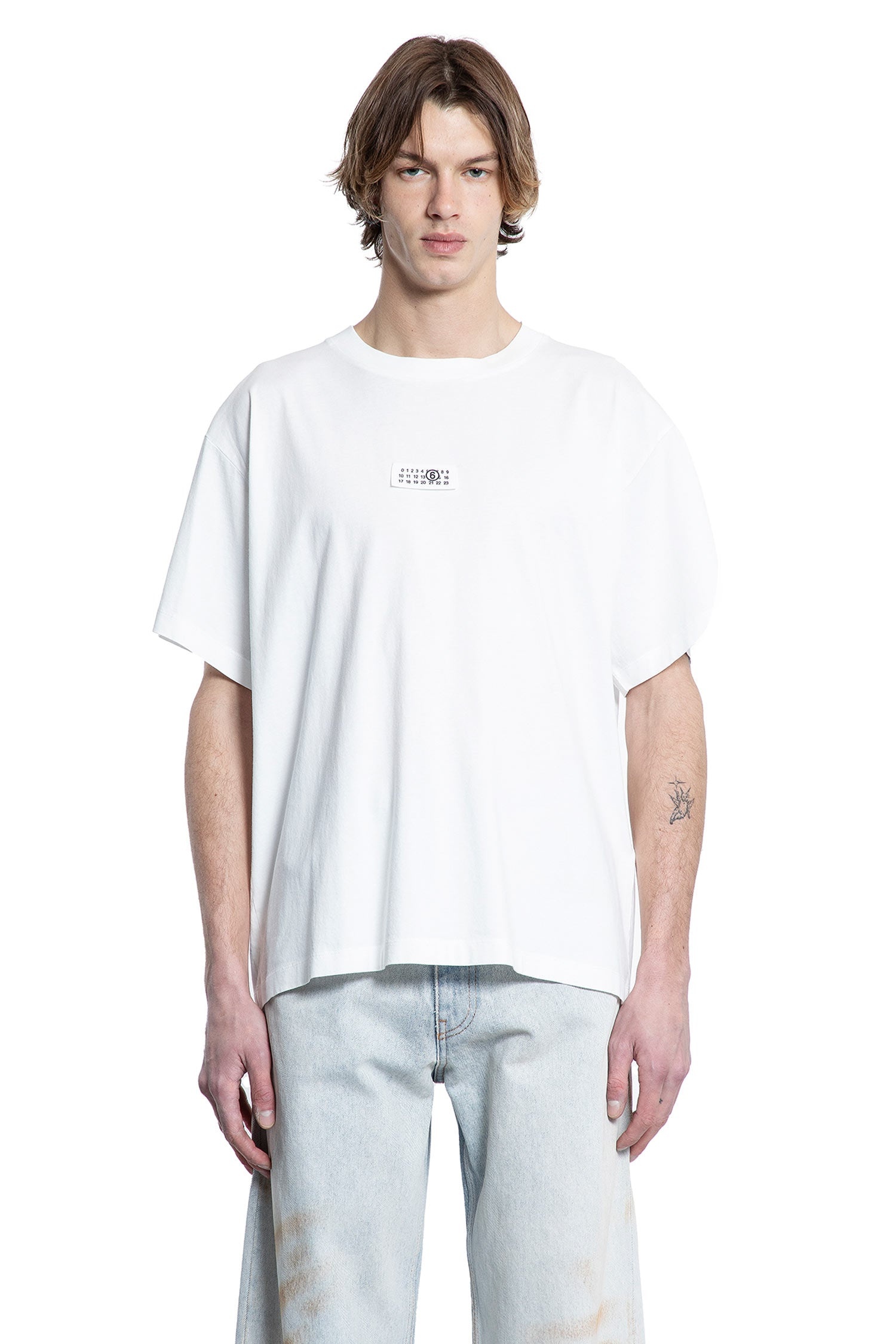 ★国内発送★【MM6】NUMERIC SIGNATURE コットン Tシャツ MM6 Maison Margiela Numeric-Signature-T-Shirt | antonioli