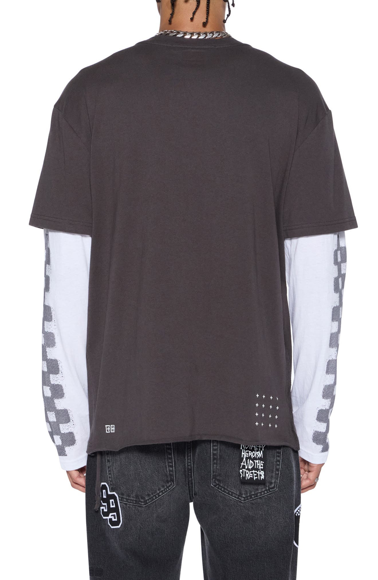 Ksubi Engine Layered Long Sleeve Graphic T-Shirt in Black at Nordstrom - 2