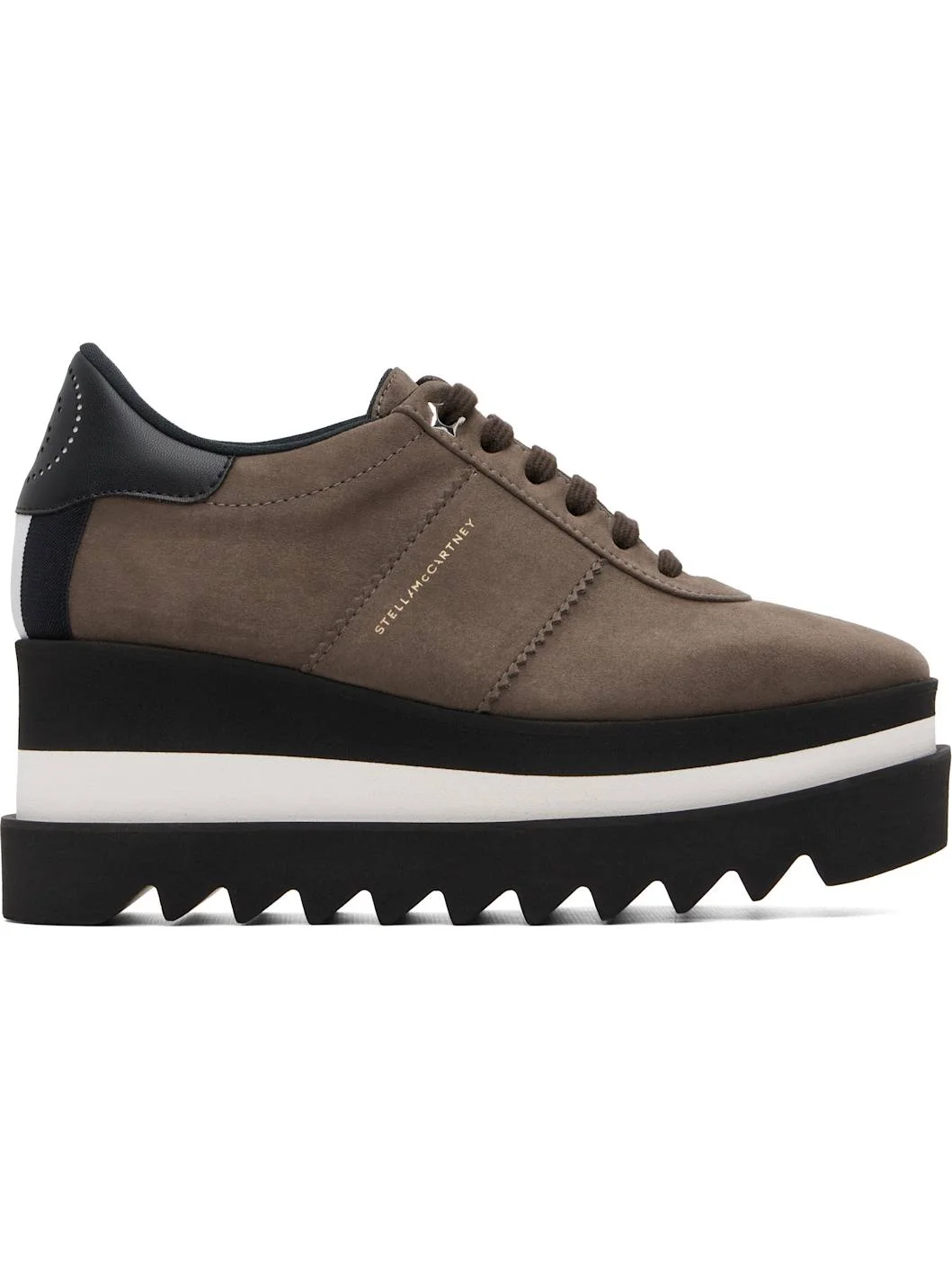 Taupe Sneak-Elyse Platform Sneakers - 1