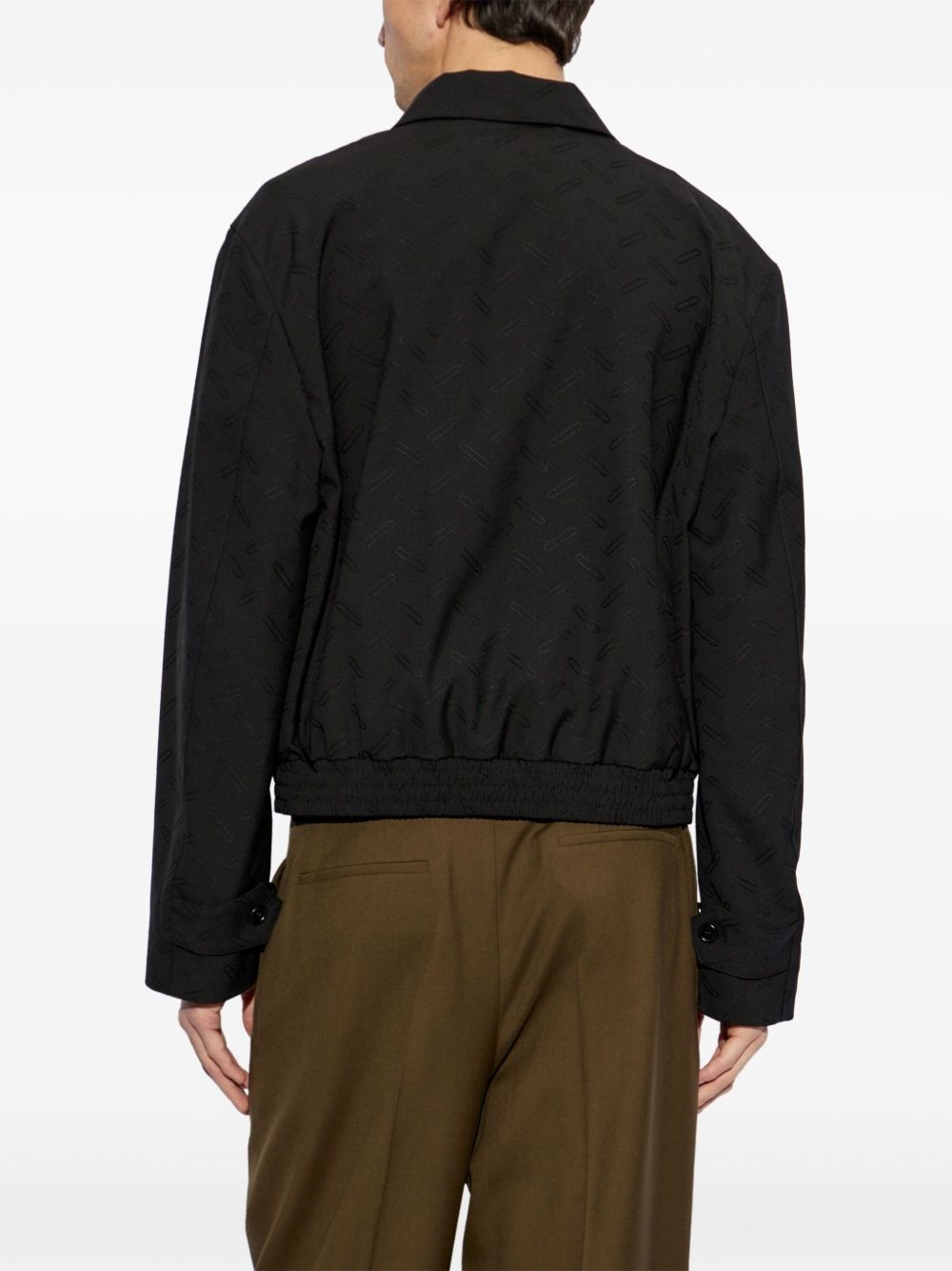 virgin wool bomber jacket - 4
