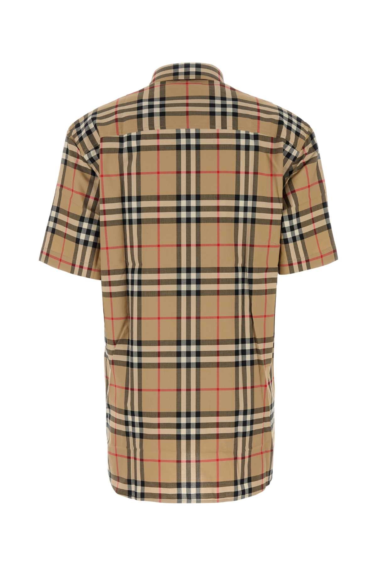Burberry Men Embroidered Poplin Shirt - 2