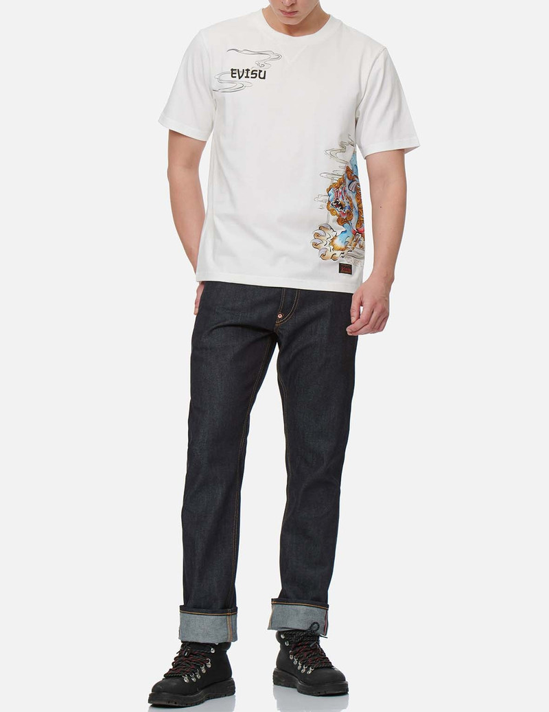 BROCADE DAICOCK INSERT REGULAR FIT JEANS #2008 4