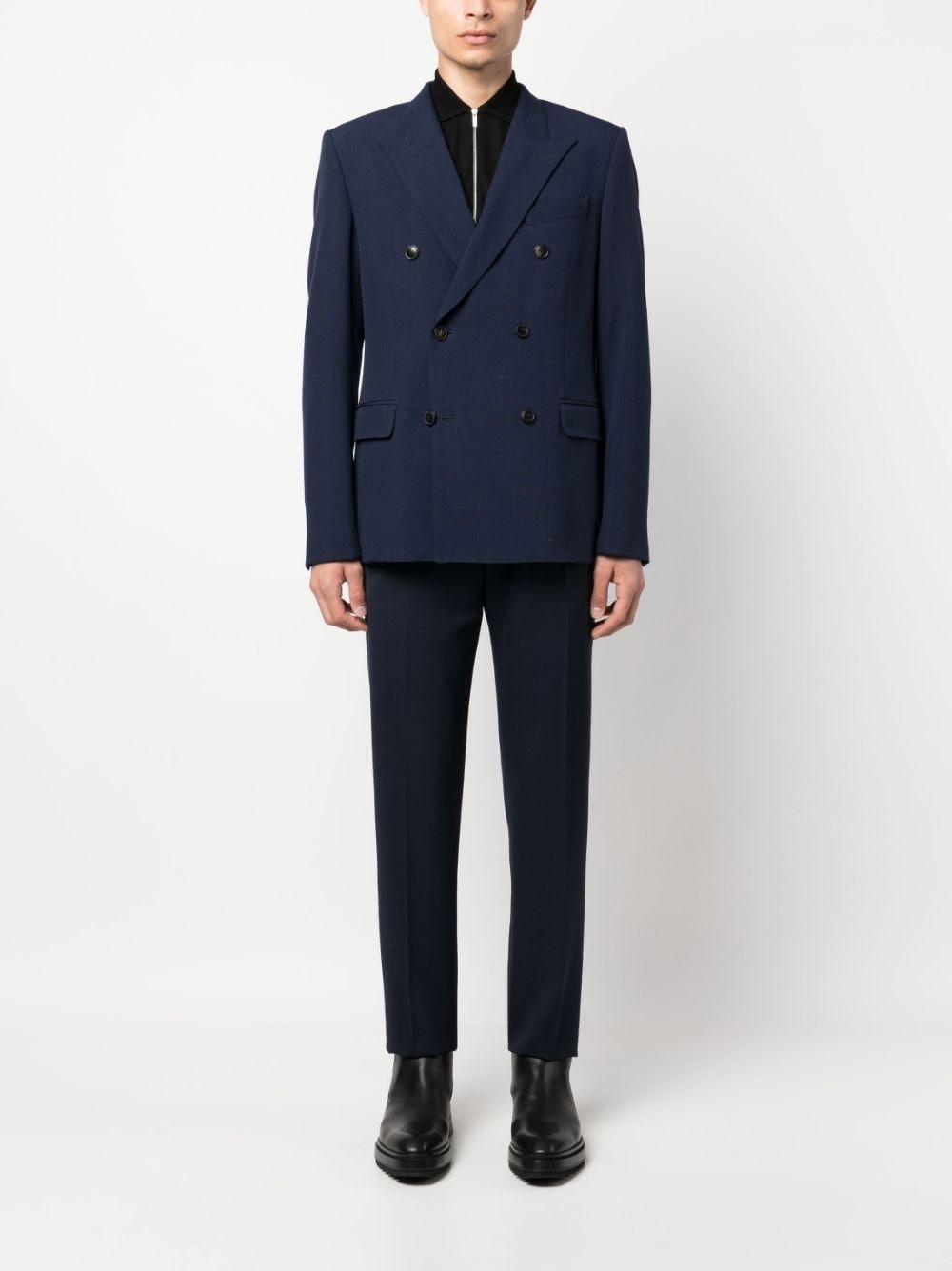 tailored straight-leg trousers - 2
