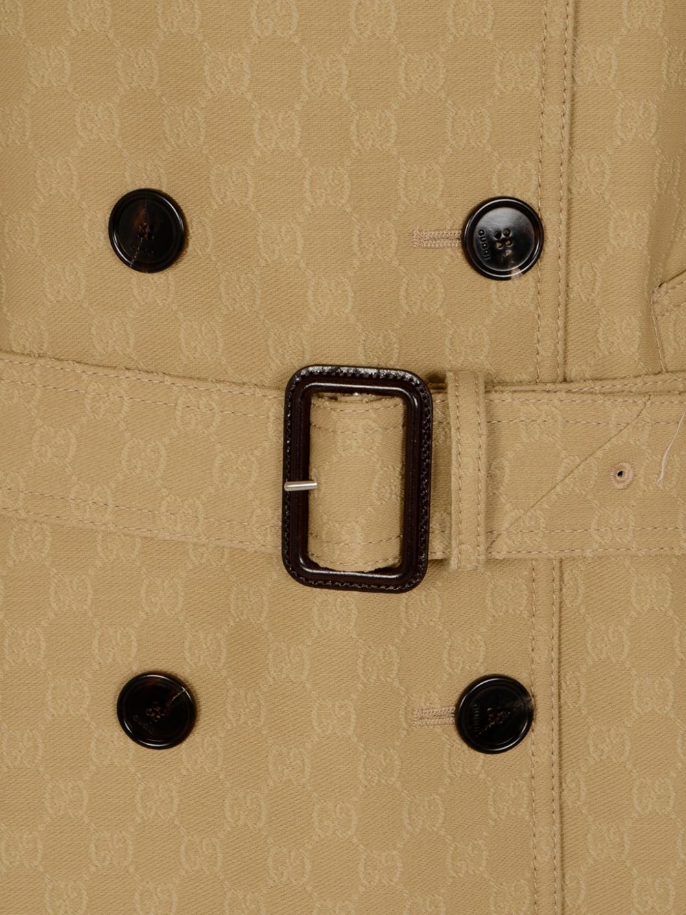 double-breasted trench coat - 4