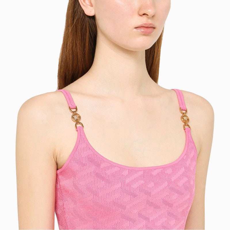 La Greca Medusa '95 Knit Crop Top