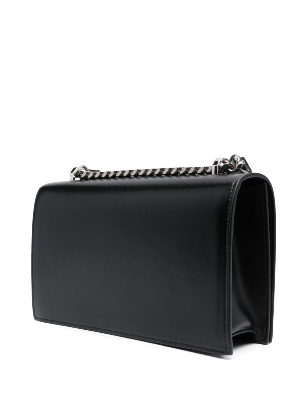 Jewelled leather shoulder bag - 4