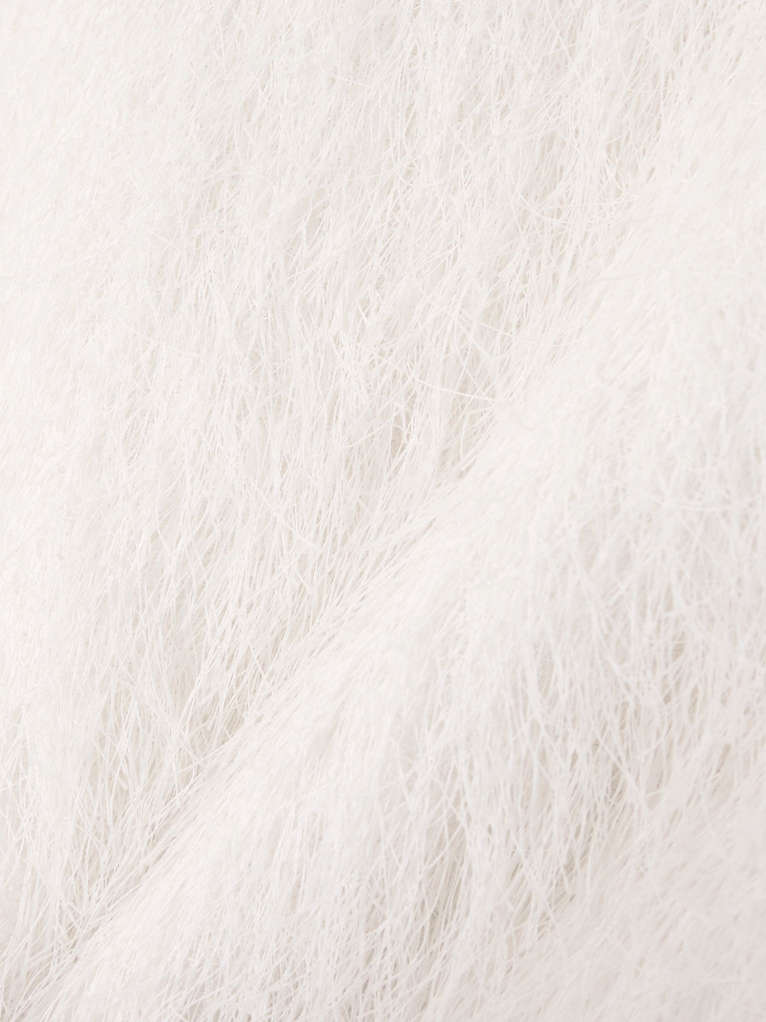 Zaro fringed jersey top White - 4
