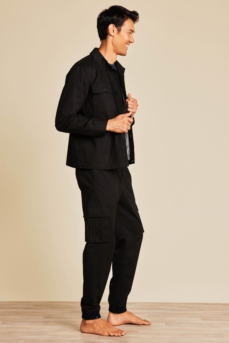 Barefoot Dreams Malibu Collection® Cotton Twill Shirt Jacket outlook
