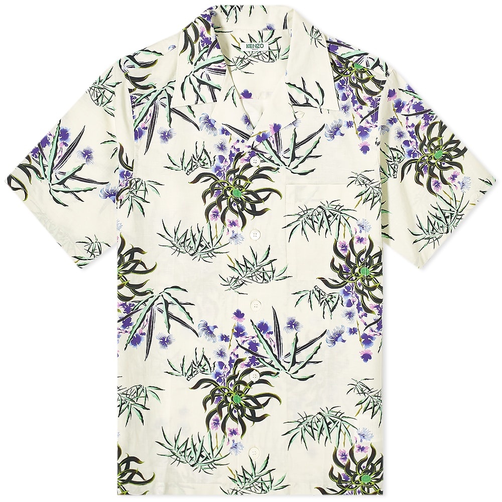 Kenzo Flower Casual Vacation Shirt - 1