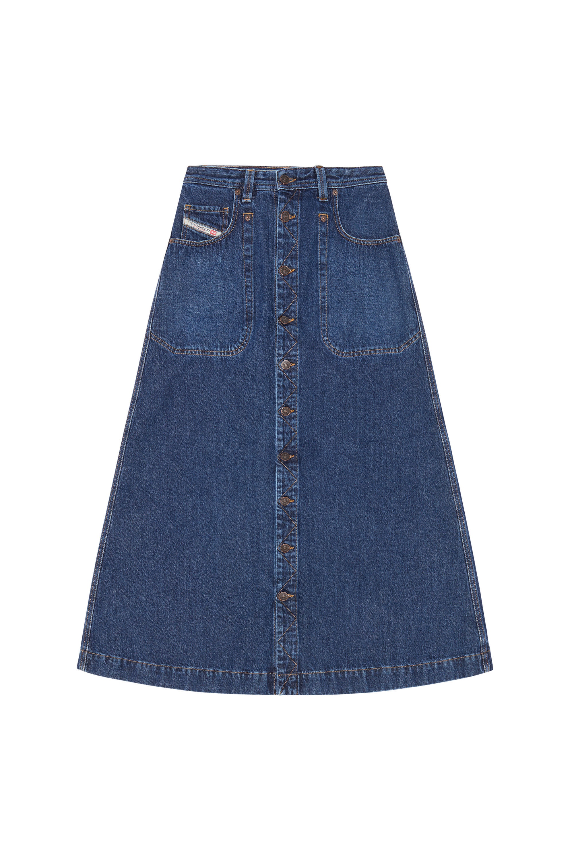 DE-ALBUS-L A-LINE LONG SKIRT - 1