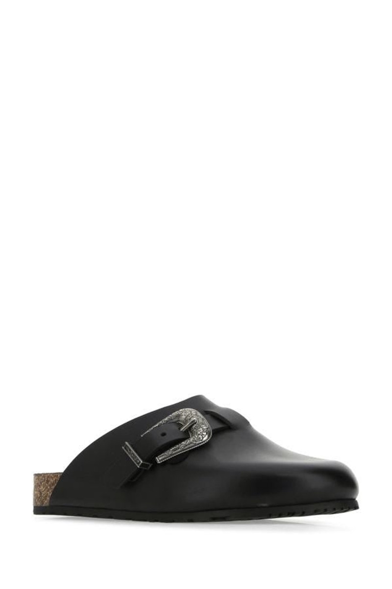 SAINT LAURENT nichols clogs in smooth leather outlook
