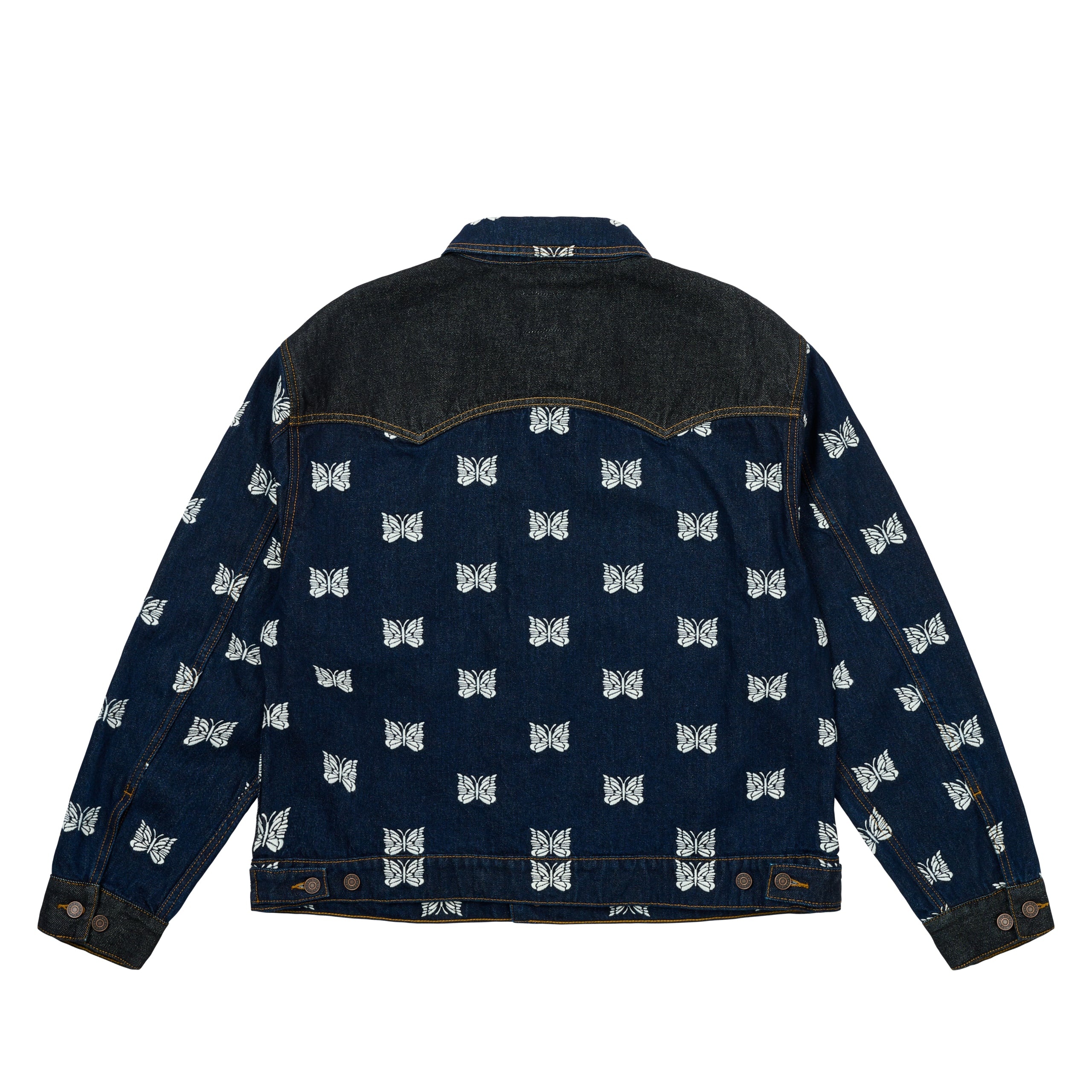 PALACE NEEDLES WESTERN DENIM JACKET INDIGO - 2