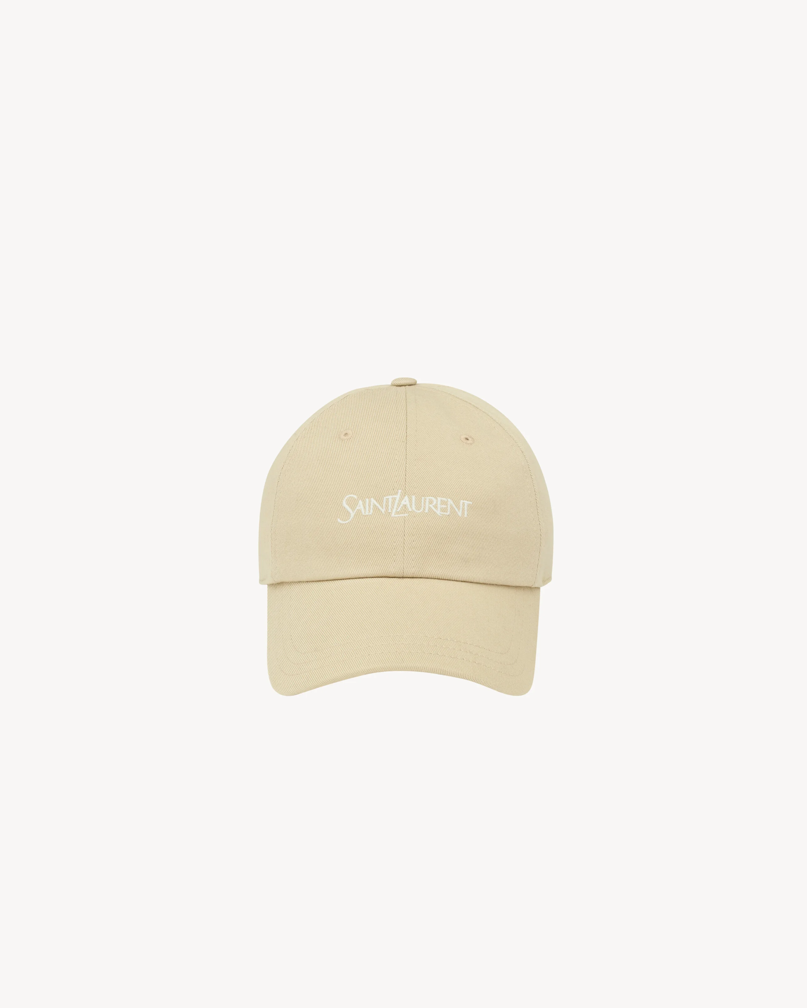 SAINT LAURENT CAP IN COTTON GABARDINE - 1