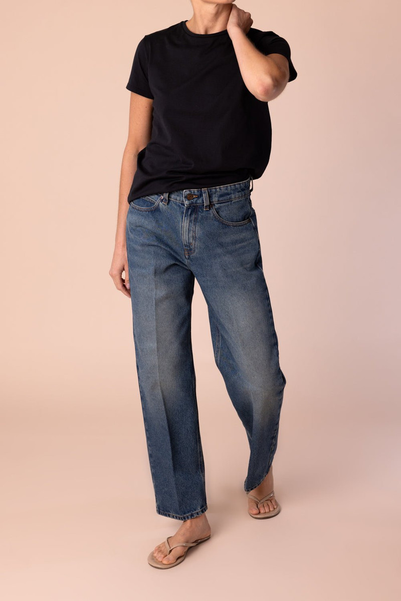 Aspesi Crew Neck Tee - Black outlook
