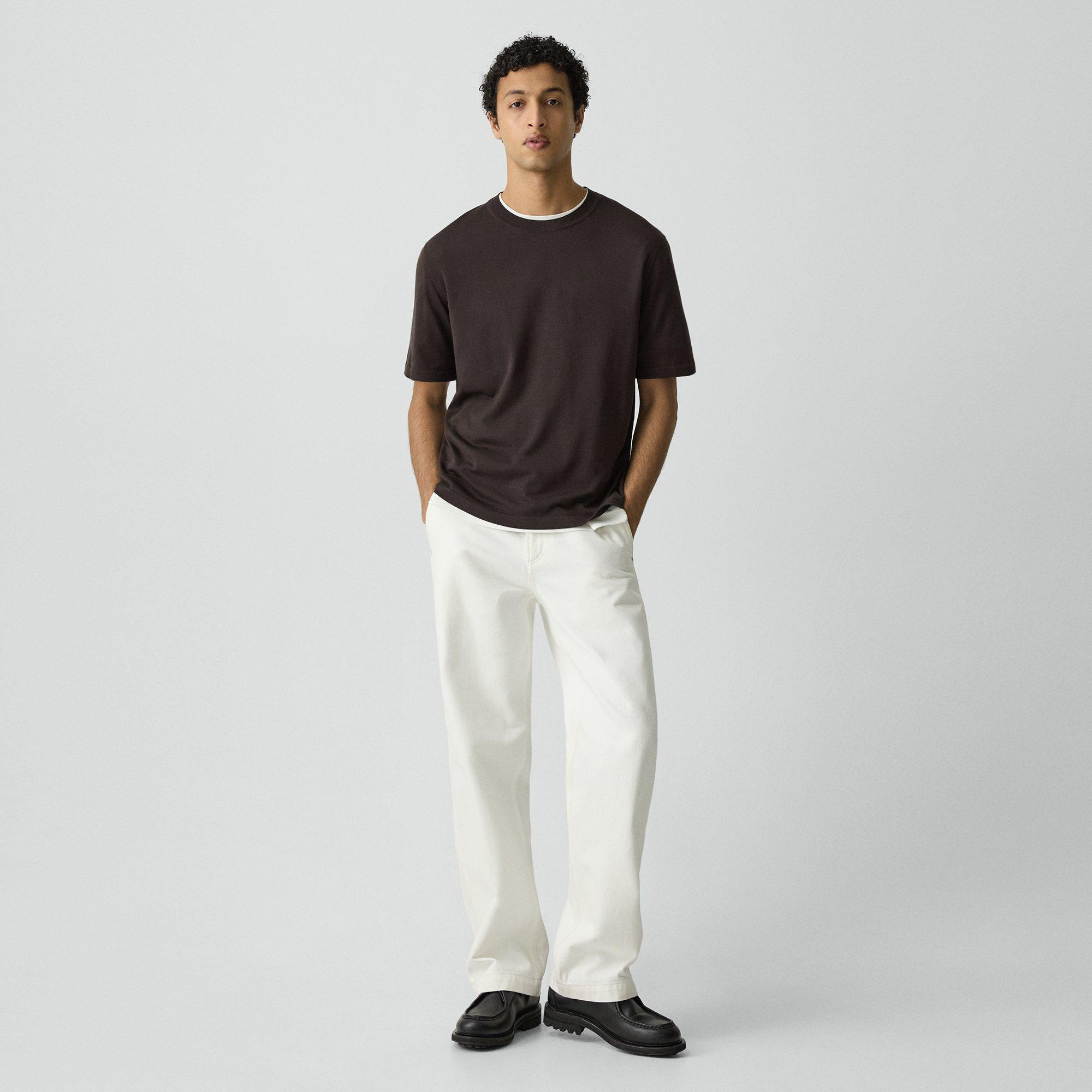 Relaxed Sweater Tee in Regal Wool - 6
