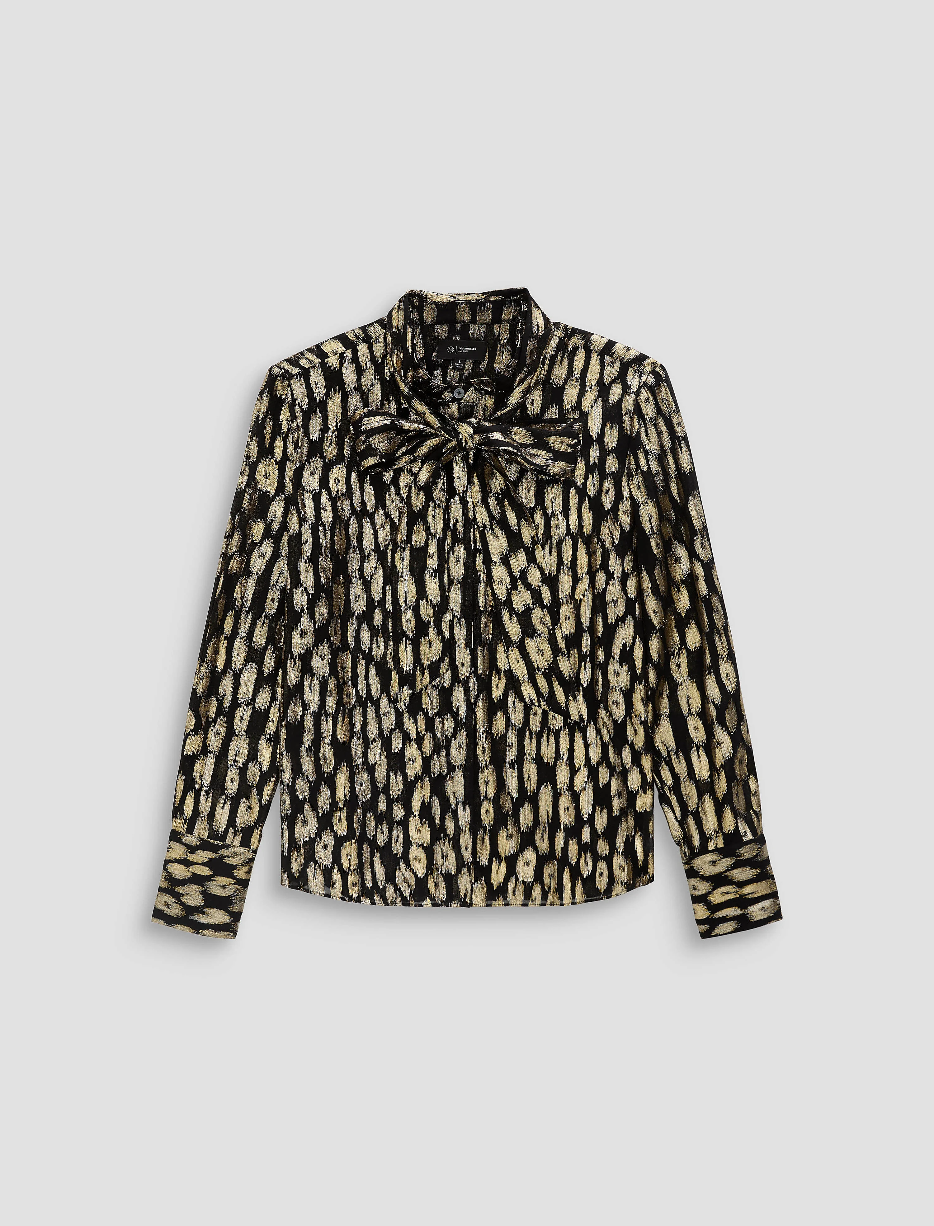 Lora Tie Neck Shirt - 1