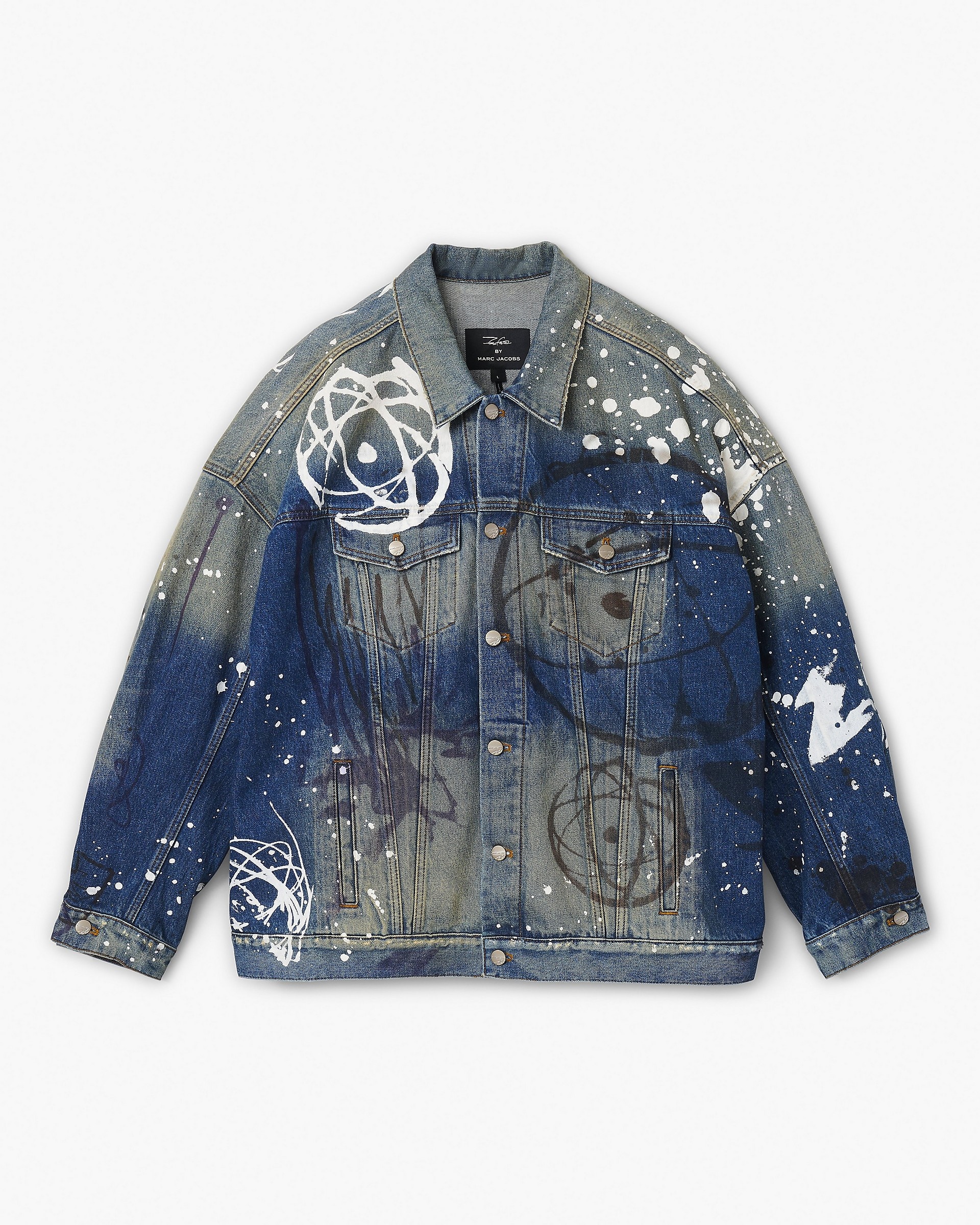 FUTURA X MARC JACOBS PAINTED DENIM BIG TRUCKER - 1