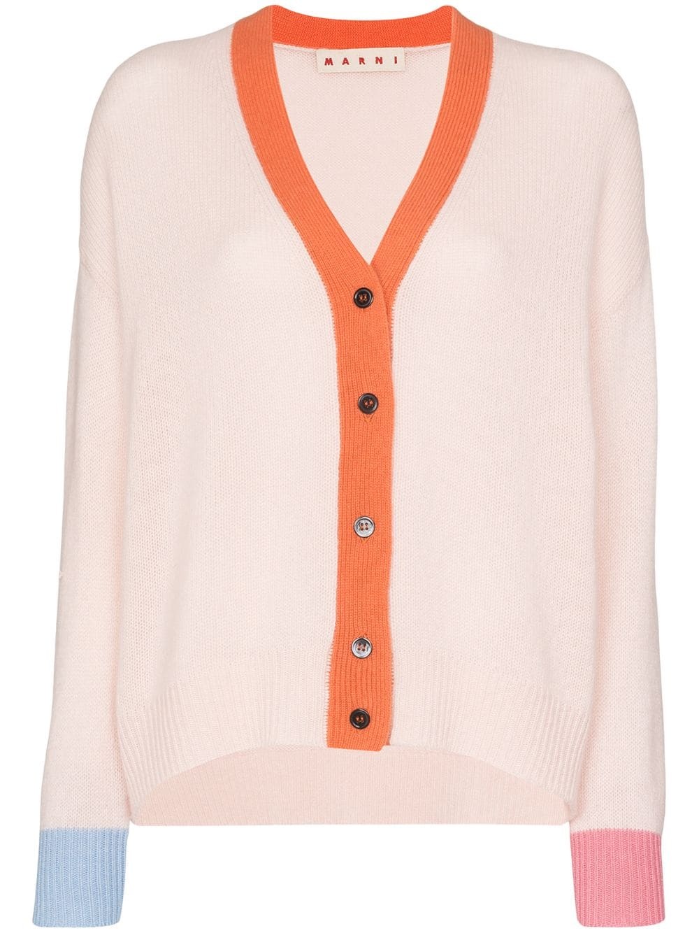 v-neck cashmere cardigan - 1