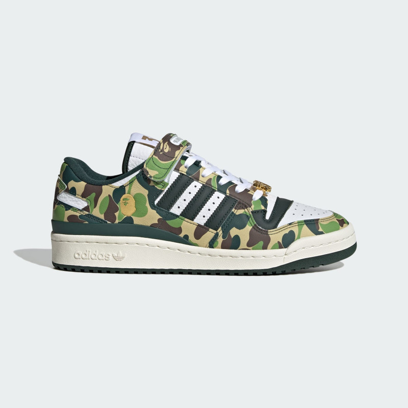 x BAPE 포럼 84 낮은 "30 주년 녹색 Camo"스니커 - 1