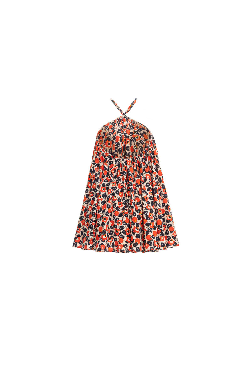 Celeste Warana Azul Halter Mini Dress 3