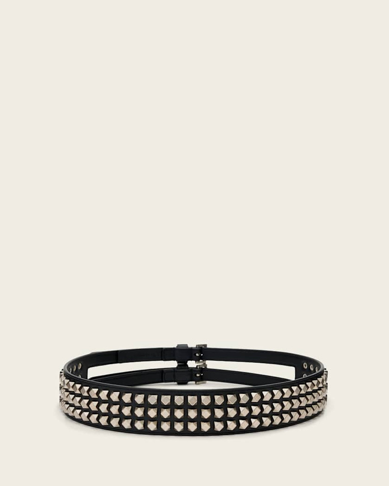 DREA LEATHER STUDDED BELT 6