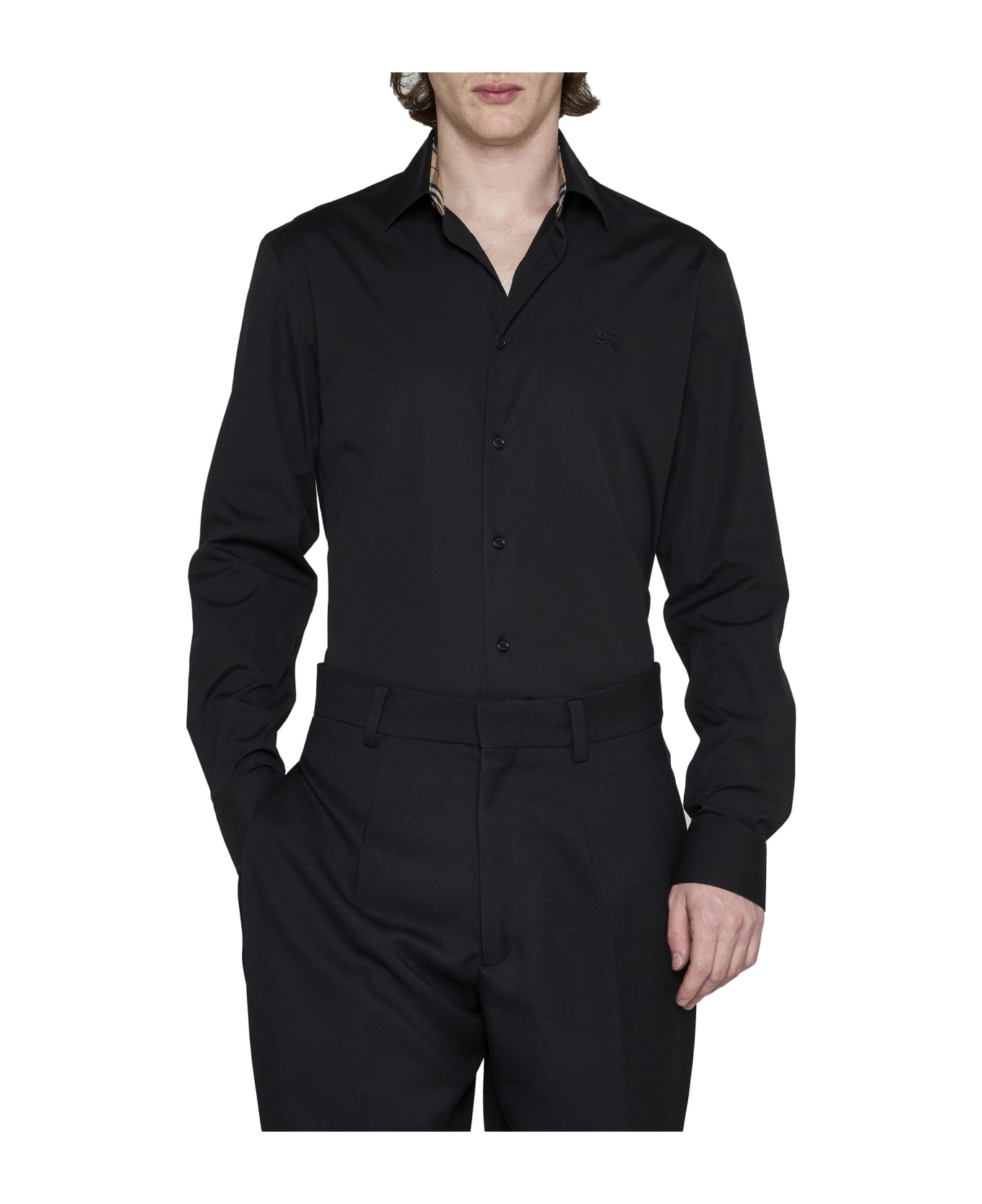 Sherfield Shirt In Black Cotton - 2