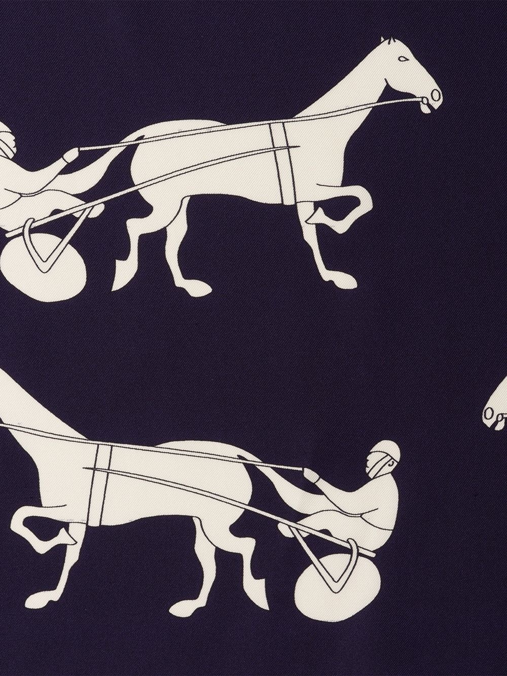 horse and carriage print scarf - 3