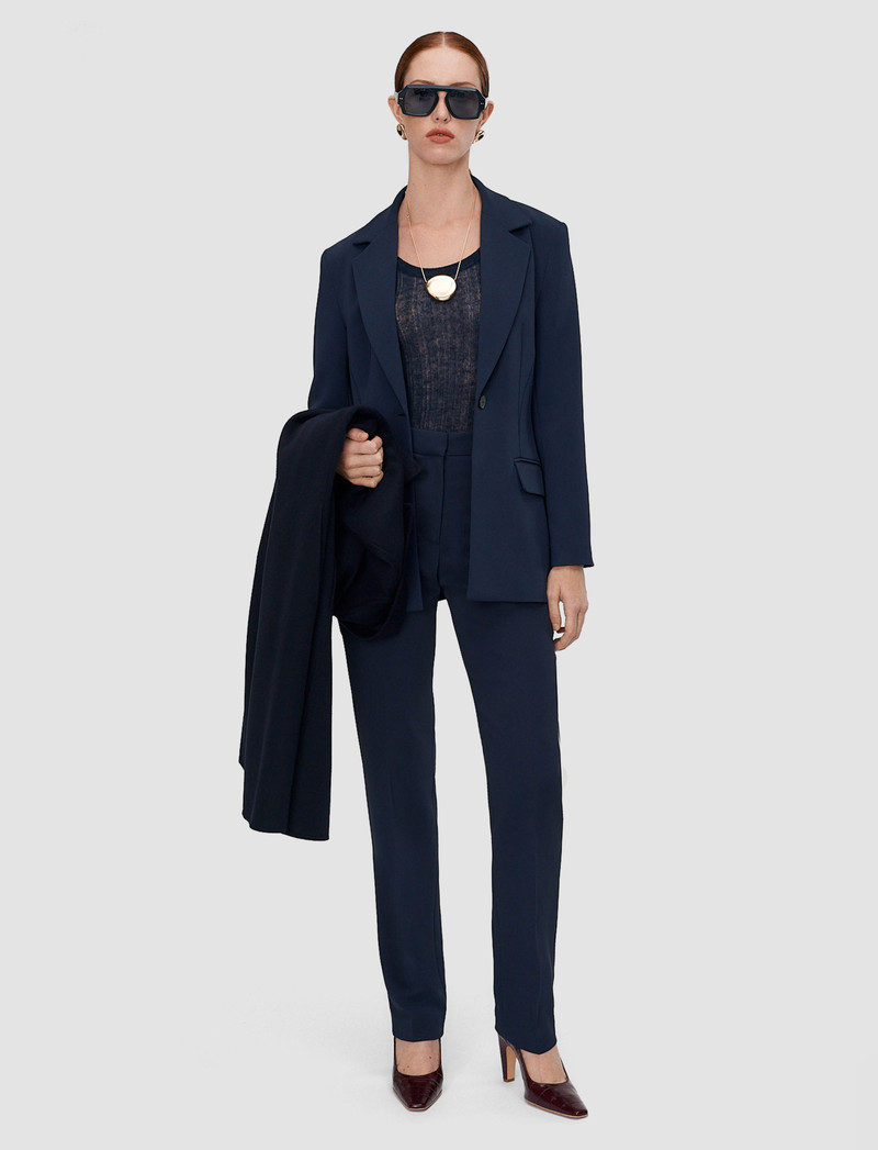 JOSEPH Colburn Comfort Cady Trousers outlook