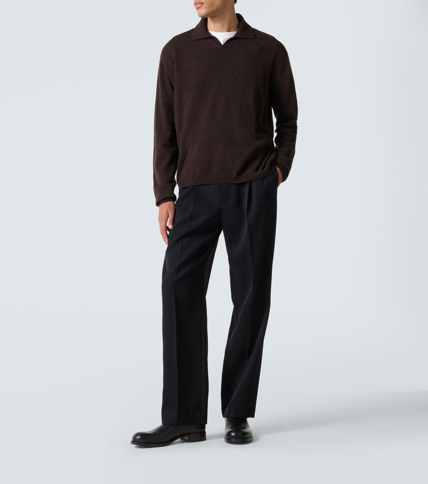 Franz cashmere polo sweater - 2