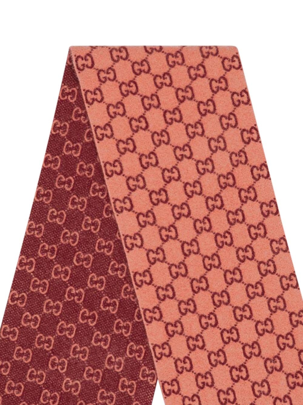 GG jacquard print scarf - 2