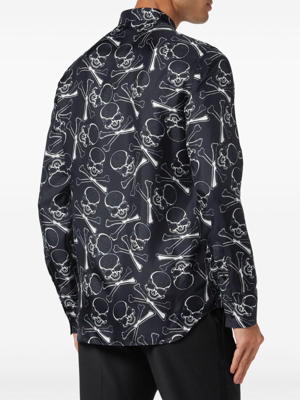 Skull&Bones silk shirt - 4