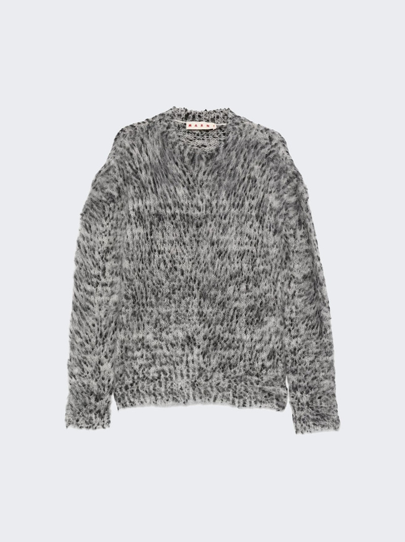 Round Neck Sweater Talc 1