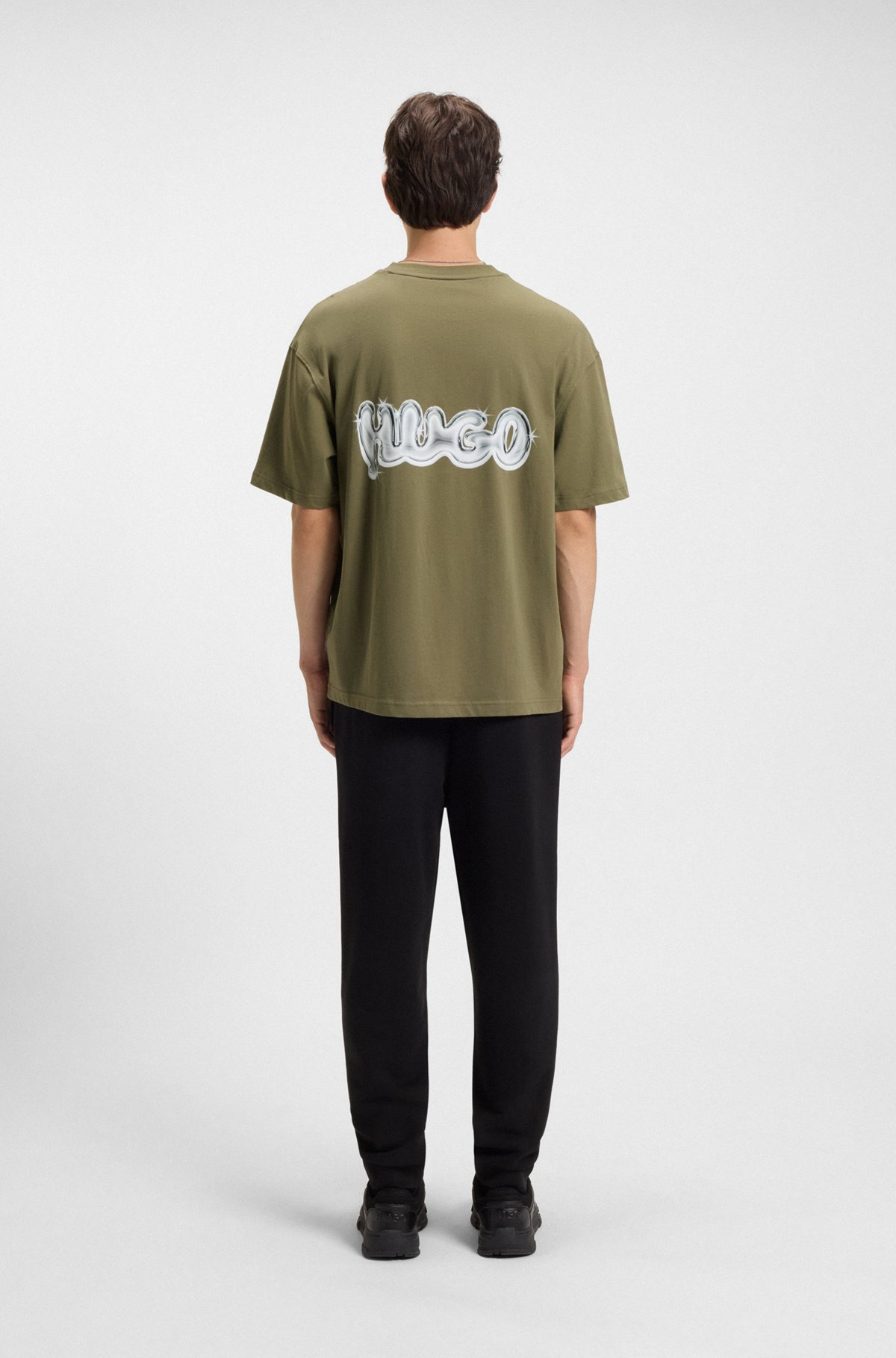 ALL-GENDER COTTON-JERSEY T-SHIRT WITH LOGO PRINTS - 5